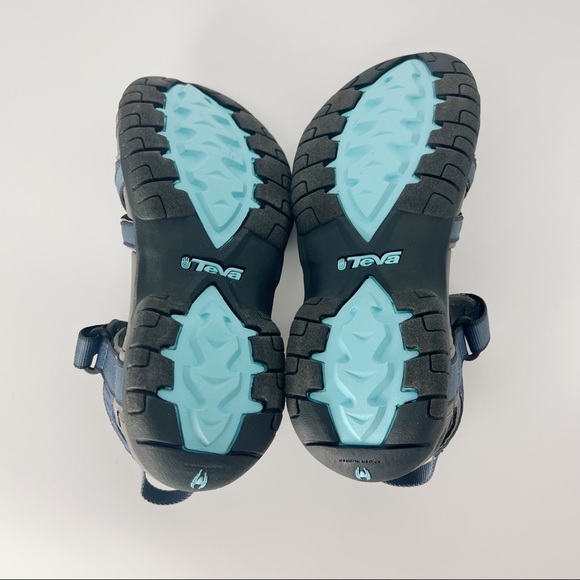 Teva Women's Tirra Blue Grey Black Bering Sea Sport Hiking Summer Sandals 6 NEW - Picture 8 of 12